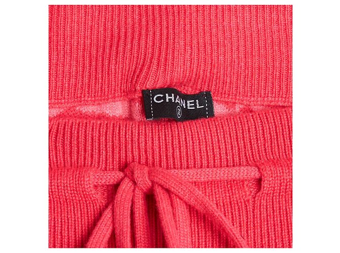 Chanel Coco Neige Pantalones Jogging Cachemira Rosa - vista 4