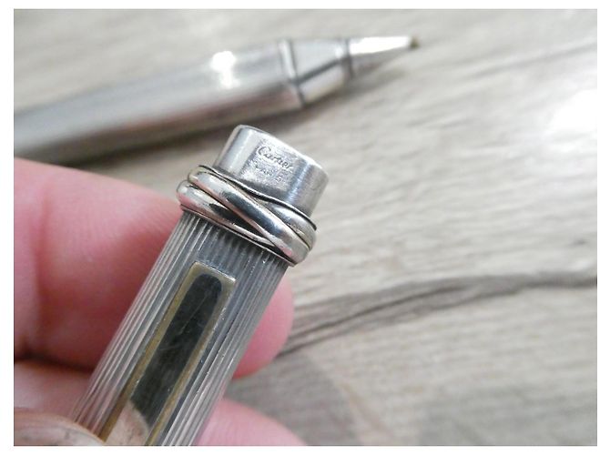 Cartier Must de Cartier Sterling Silver Ballpoint Pen - view 2