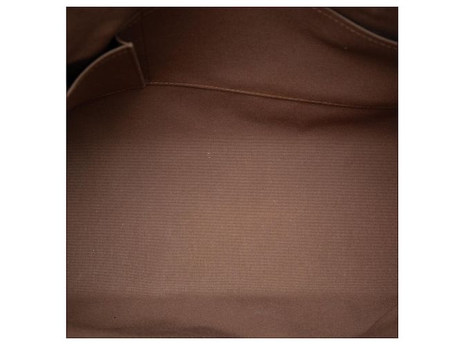 Sac à main horizontal Louis Vuitton Monogram Lockit marron - vue 4