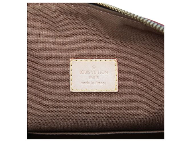 Sac à main horizontal Louis Vuitton Monogram Lockit marron - vue 5