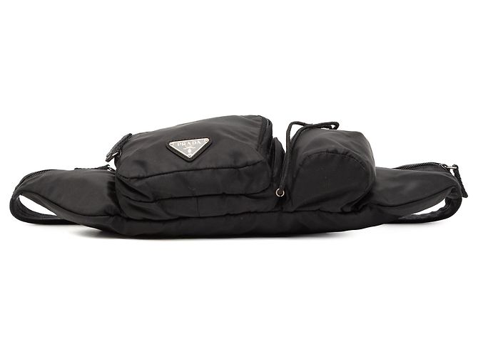 Borsa cintura Prada Tessuto multi-tasche nera - vista 3