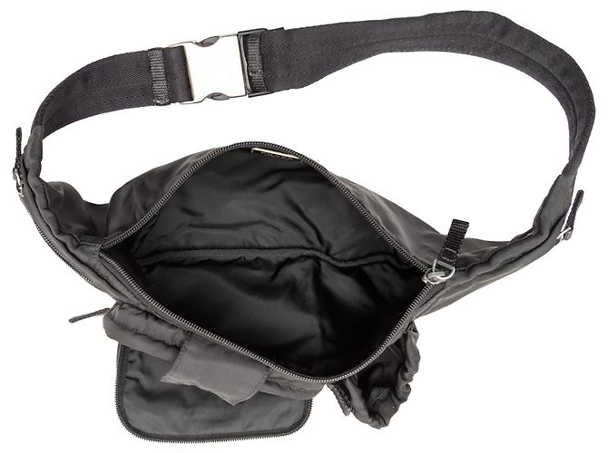 Borsa cintura Prada Tessuto multi-tasche nera - vista 4