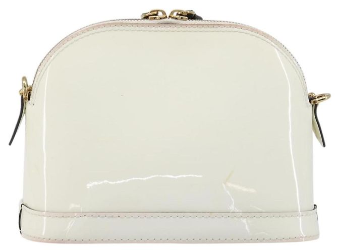 Louis Vuitton Alma Chain Vernis with Monogram Canvas Mini Weiß - Ansicht 2