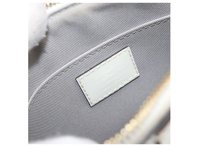 Louis Vuitton Alma Chain Vernis with Monogram Canvas Mini Weiß - Ansicht 6