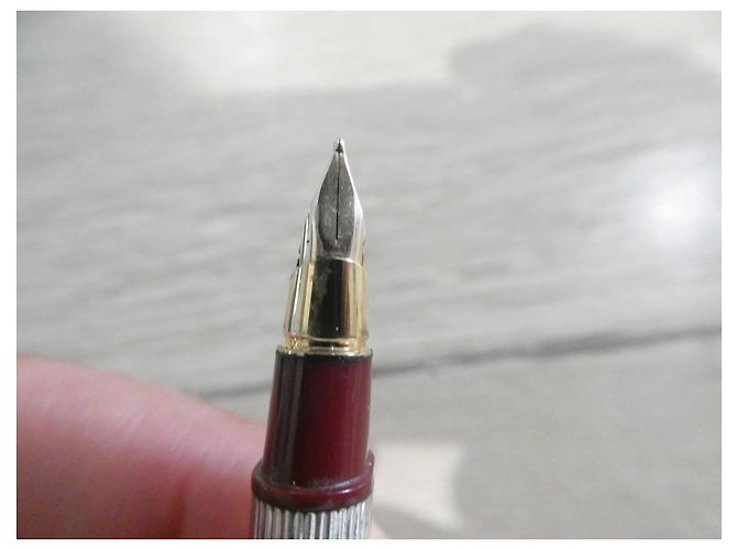 Stylo plume Cartier en argent massif Doré Bordeaux Bijouterie argentée - vue 5