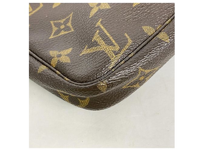 Louis Vuitton Monogram Pochette Accessoires Bag/Pouch Marrone - vista 7