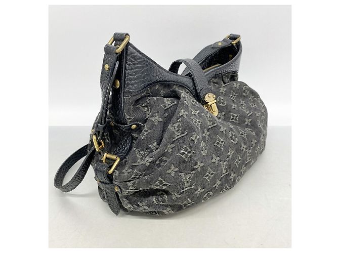 Louis Vuitton Monogram Denim XS Schultertasche Schwarz - Ansicht 2