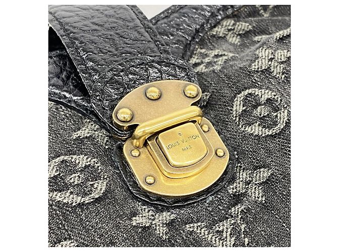 Louis Vuitton Monogram Denim XS Schultertasche Schwarz - Ansicht 9