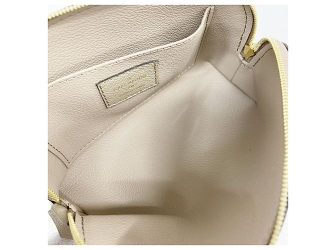 Louis Vuitton Monogram Empreinte Bicolor Pochette Tic Bag/Pouch Beige - vista 4