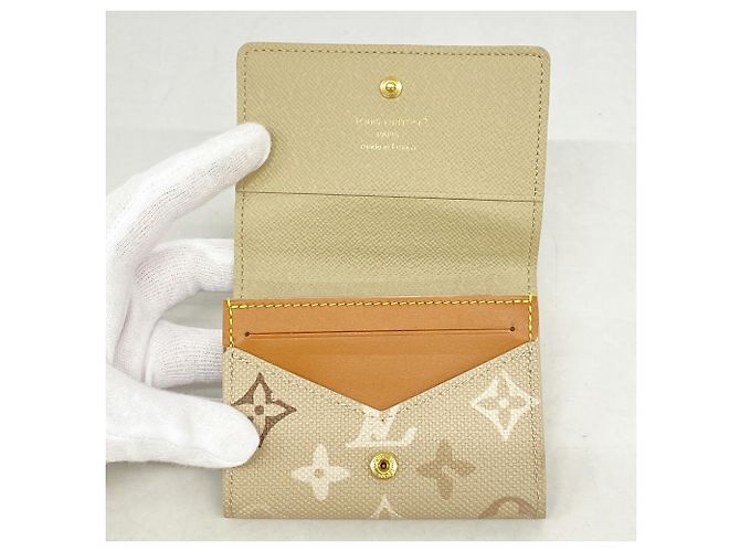 Portabiglietti Louis Vuitton Beige - vista 3