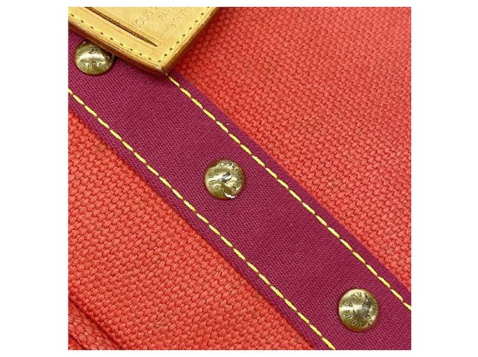 Bolso Tote Louis Vuitton Antigua Cabas MM Roja - vista 11