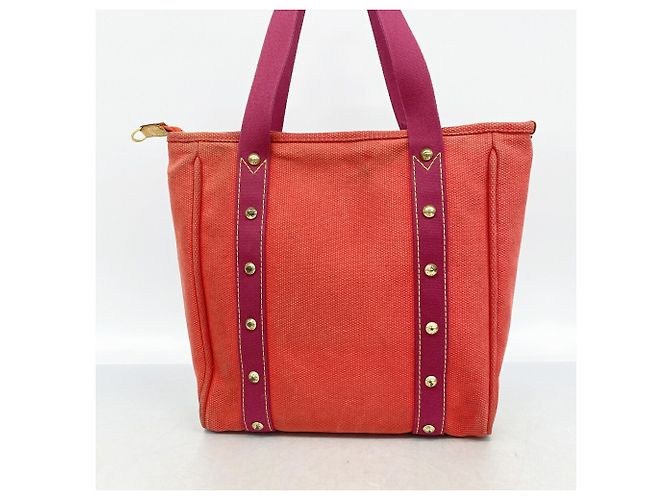 Bolso Tote Louis Vuitton Antigua Cabas MM Roja - vista 13
