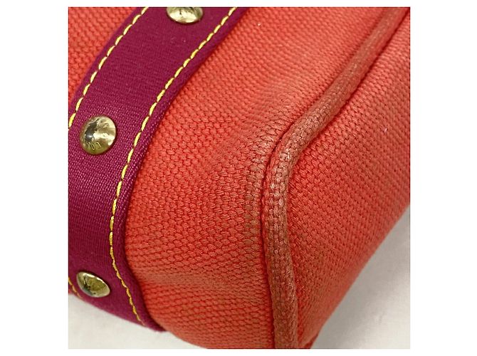 Bolso Tote Louis Vuitton Antigua Cabas MM Roja - vista 6