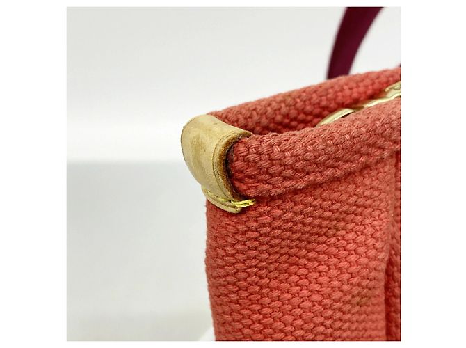 Bolso Tote Louis Vuitton Antigua Cabas MM Roja - vista 7