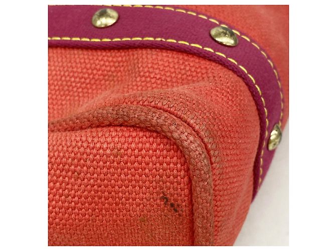 Bolso Tote Louis Vuitton Antigua Cabas MM Roja - vista 9