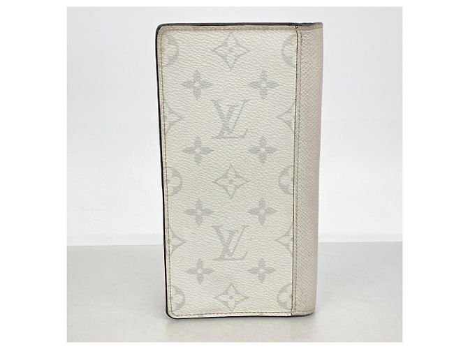 Louis Vuitton Portafoglio Lungo Taigarama Brazza NM M30889 Bianco - vista 8