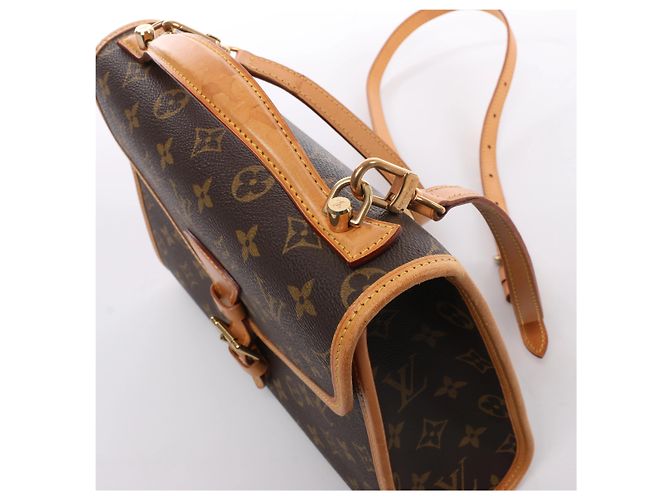 Borsa a mano 2Way Louis Vuitton Bel Air Monogram in marrone M51122 - vista 4