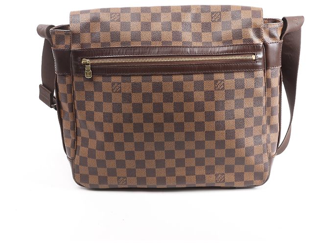 Borsa a tracolla Louis Vuitton Bastille Damier Ebene in marrone N45258 Rosso - vista 2