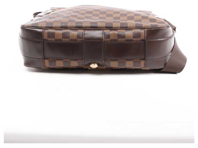 Borsa a tracolla Louis Vuitton Bastille Damier Ebene in marrone N45258 Rosso - vista 4