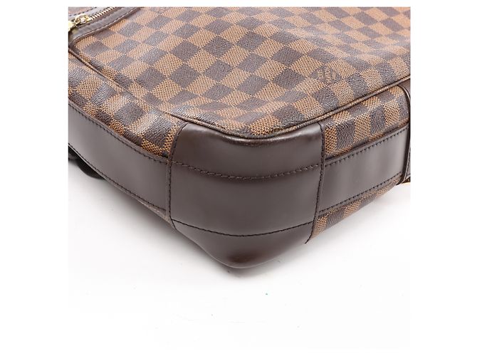 Borsa a tracolla Louis Vuitton Bastille Damier Ebene in marrone N45258 Rosso - vista 5