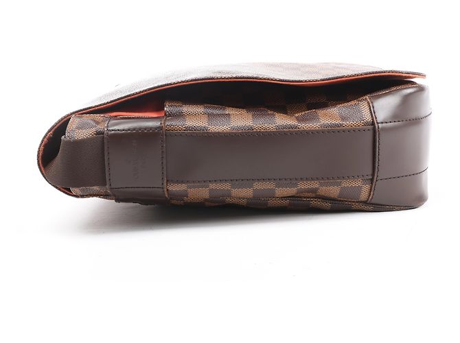 Borsa a tracolla Louis Vuitton Bastille Damier Ebene in marrone N45258 Rosso - vista 7