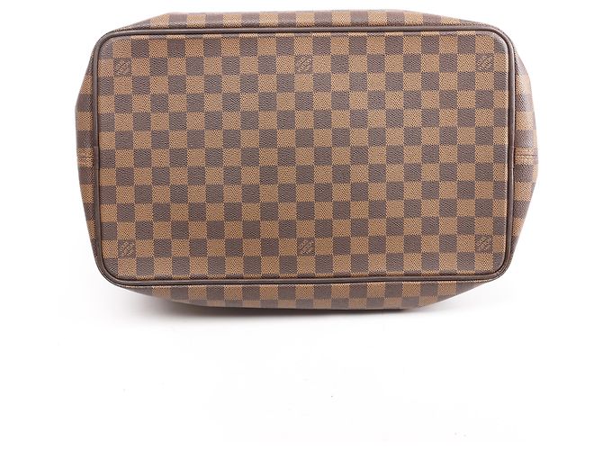 Borsa Louis Vuitton Greenwich Damier Ebene in marrone Rosso - vista 6