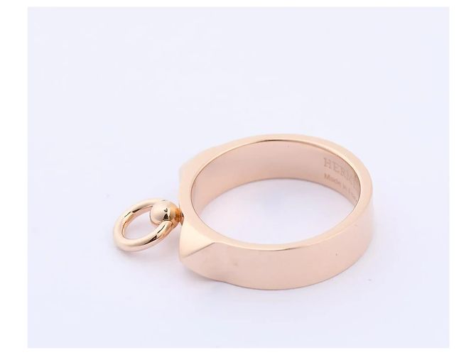Hermès Hermes Collier de Chien Ring 750(PG) 6.5g 50 21AK270306 Golden - view 11