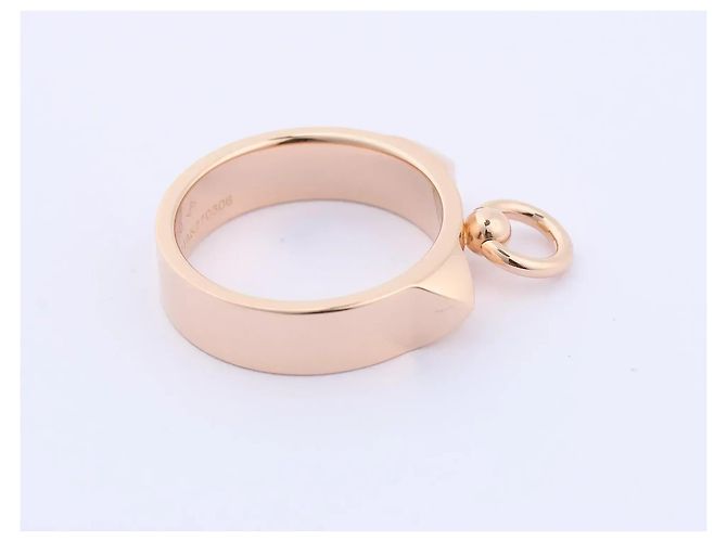 Hermès Hermes Collier de Chien Ring 750(PG) 6.5g 50 21AK270306 Golden - view 7