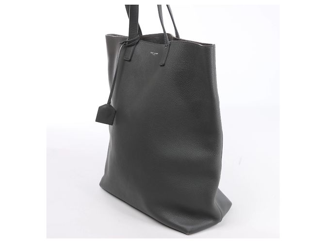 Autre Marque Borsa a tracolla Bold in pelle Saint Laurent Paris in grigio 676657 - vista 3