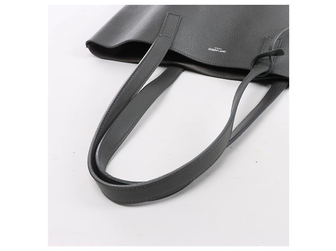 Autre Marque Borsa a tracolla Bold in pelle Saint Laurent Paris in grigio 676657 - vista 5