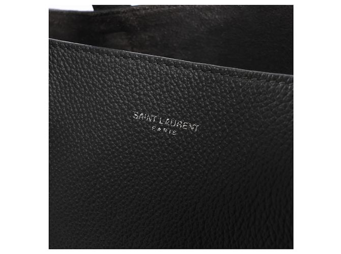 Autre Marque Borsa a tracolla Bold in pelle Saint Laurent Paris in grigio 676657 - vista 6