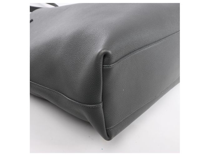 Autre Marque Borsa a tracolla Bold in pelle Saint Laurent Paris in grigio 676657 - vista 9