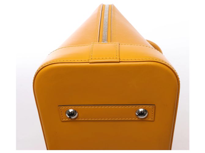 Borsa a mano Louis Vuitton Alma PM in pelle Epi Gialla M52149 Giallo - vista 10
