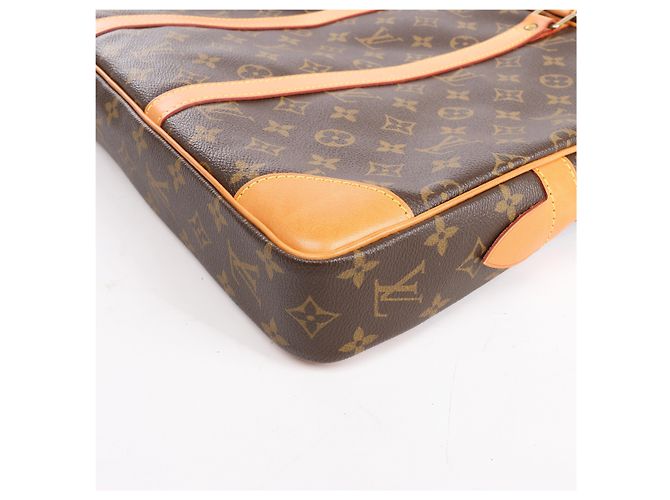 Louis Vuitton Porte Document Voyages Monogram Handbag in Brown M53361 - view 9