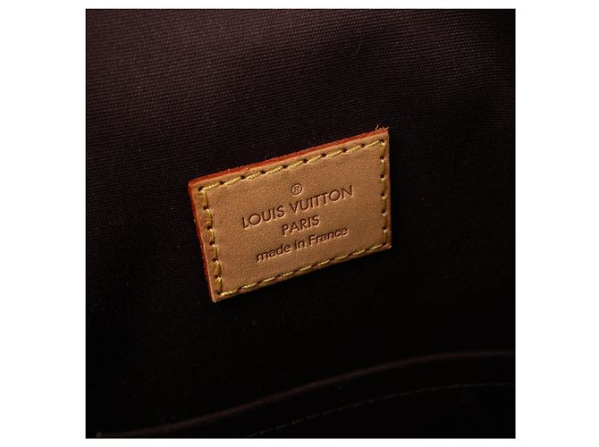 Borsa a spalla Louis Vuitton Brentwood in pelle Vernis, Amarante Purple M91994 - vista 12