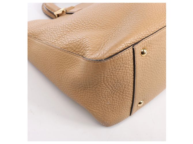 Borsa 2Way Fendi Selleria FF Medium in pelle, Marrone 8BH368 - vista 7