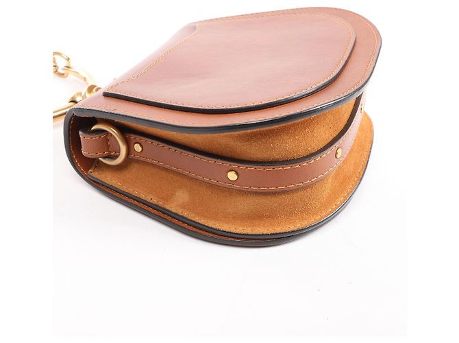 Chloé Borsa a mano 2Way Nile in pelle Chloe, marrone Beige - vista 10