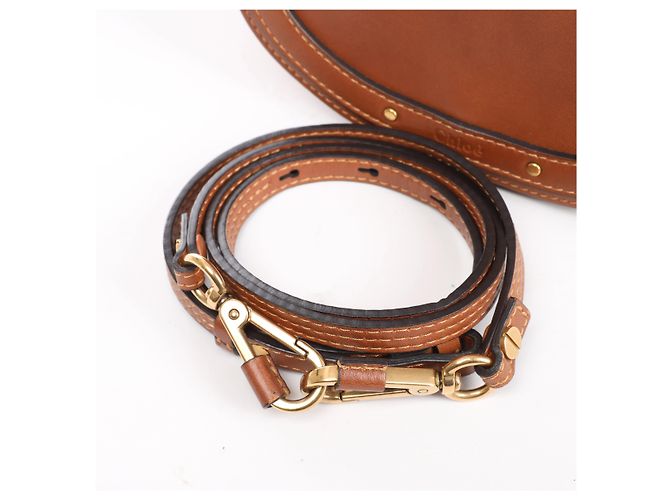 Chloé Borsa a mano 2Way Nile in pelle Chloe, marrone Beige - vista 14