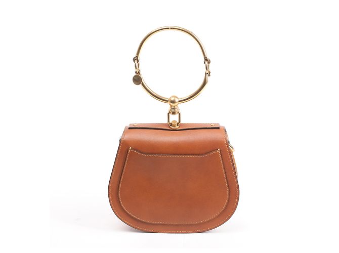 Chloé Borsa a mano 2Way Nile in pelle Chloe, marrone Beige - vista 2