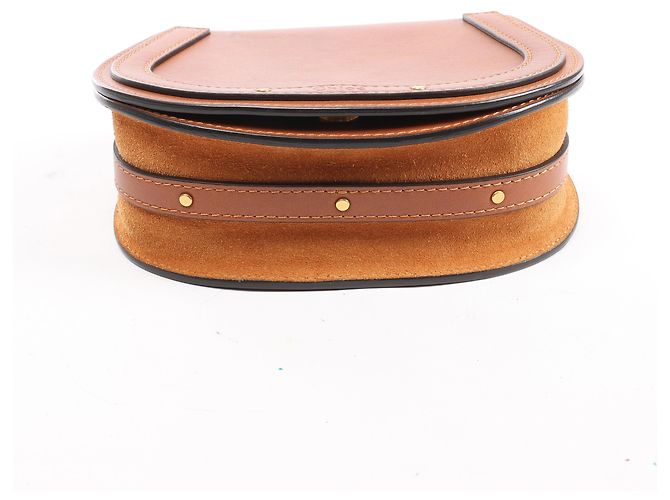 Chloé Borsa a mano 2Way Nile in pelle Chloe, marrone Beige - vista 7