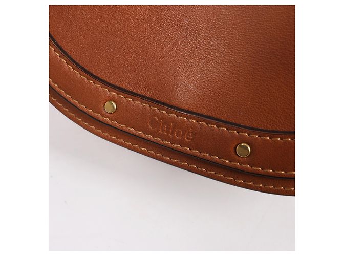 Chloé Borsa a mano 2Way Nile in pelle Chloe, marrone Beige - vista 8
