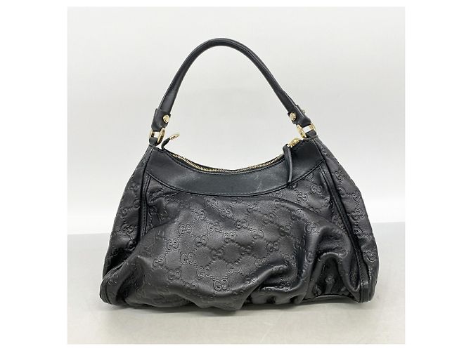 Borsa a tracolla Gucci in pelle nera - vista 10