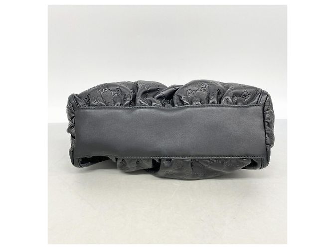 Borsa a tracolla Gucci in pelle nera - vista 3