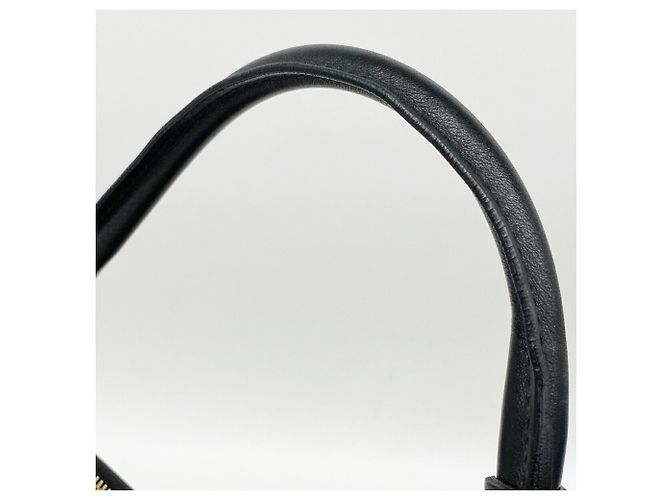 Borsa a tracolla Gucci in pelle nera - vista 9