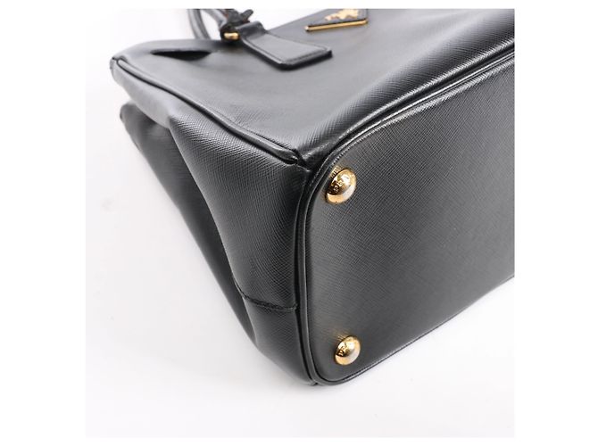 Borsa 2Way Prada Galleria in pelle Saffiano Nera Nero - vista 10