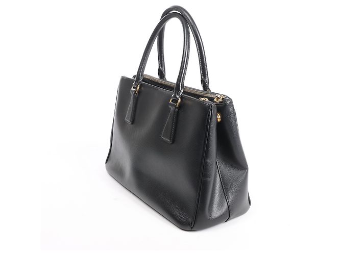 Borsa 2Way Prada Galleria in pelle Saffiano Nera Nero - vista 4