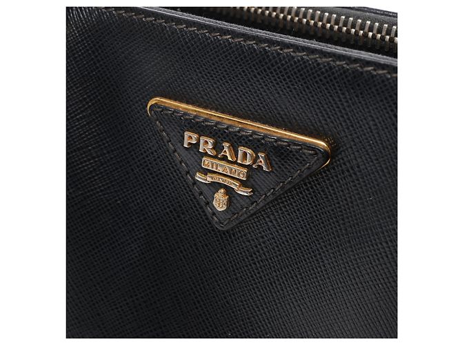 Borsa 2Way Prada Galleria in pelle Saffiano Nera Nero - vista 7