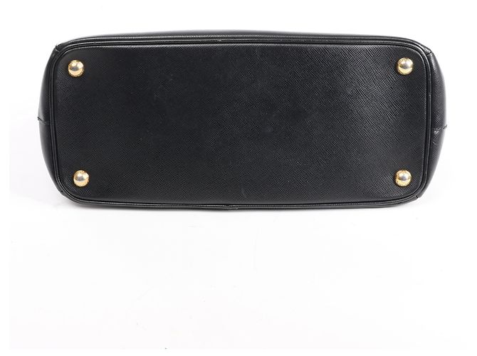 Borsa 2Way Prada Galleria in pelle Saffiano Nera Nero - vista 9
