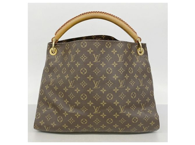 Bolso de hombro Louis Vuitton Monogram Artsy MM Castaño - vista 10
