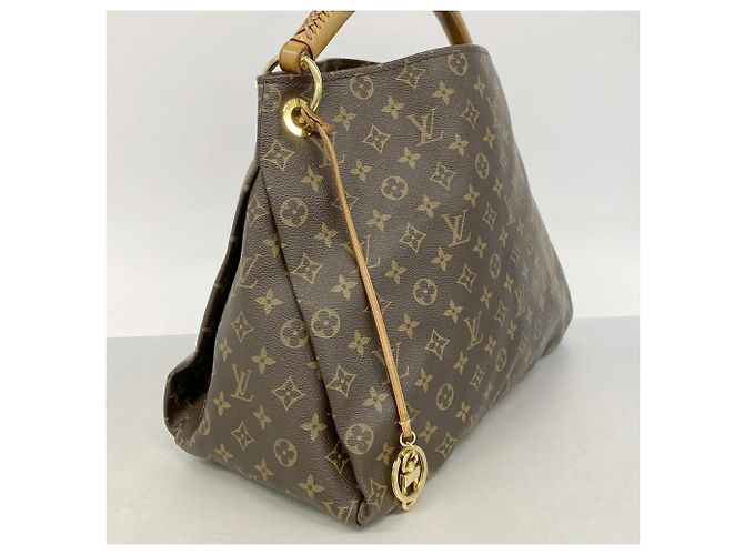 Bolso de hombro Louis Vuitton Monogram Artsy MM Castaño - vista 2